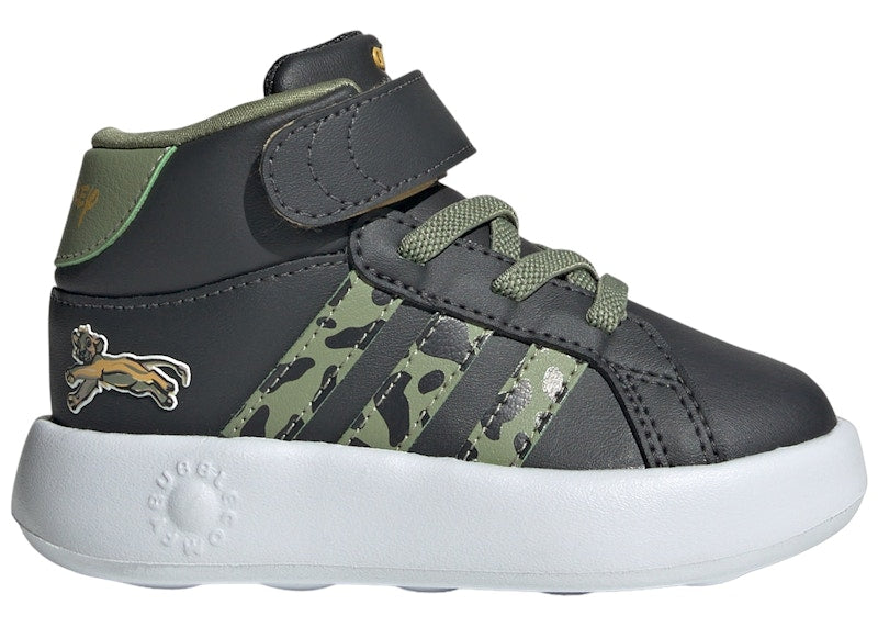 adidas Grand Court Mid Lion King Disney Carbon Tent Green Semi Spark (TD)