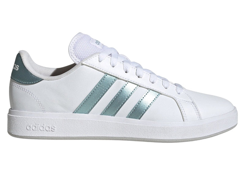 adidas Grand Court TD White Magic Grey Metallic (Women's)