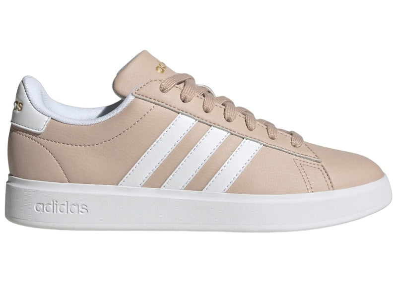 adidas Grand Court Wonder Taupe Cloud White Gold Metallic (Women's)