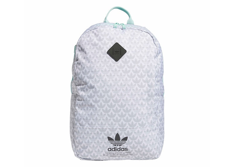 adidas Graphic Backpack White/Carbon/Semi Flash Green