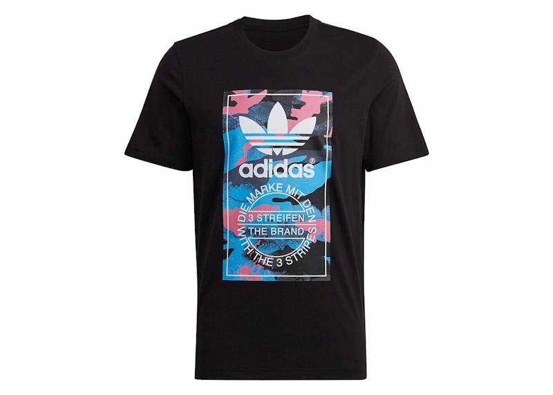 adidas Graphic Camo Tee Black