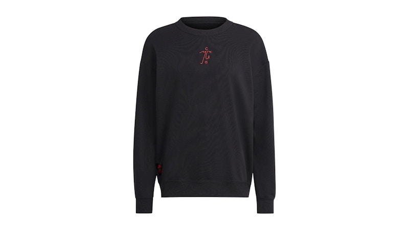 adidas Graphic Crew Sweatshirt Manchester United Black