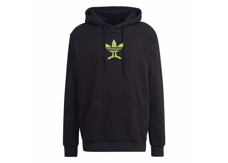 adidas Graphic Fun Hoodie Black/White/Pulse Lime