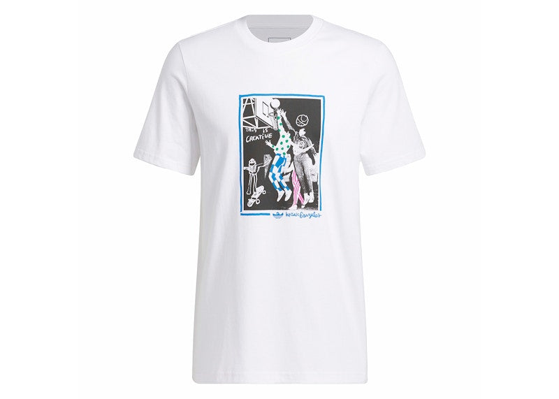 adidas Graphic Shmoofoil Tee White/Multicolor