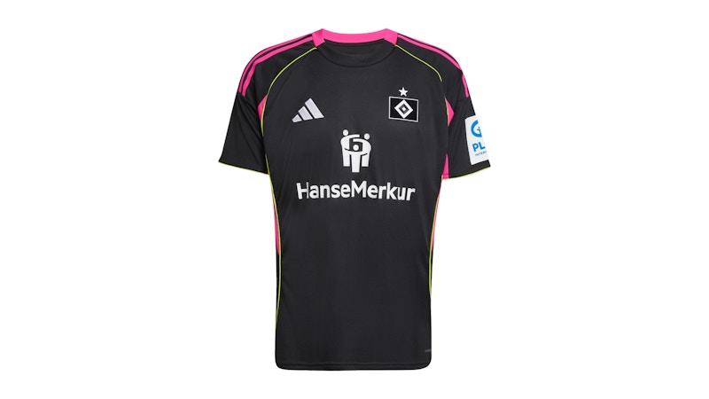 adidas Hamburger Sv Jersey (Short Sleeve) Black Team Semi Sol Yellow