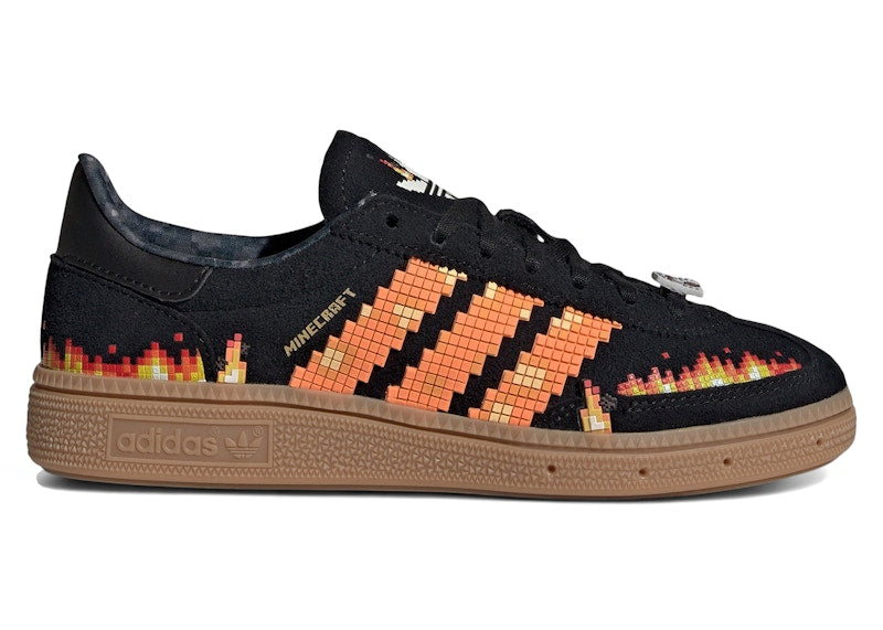 adidas Handball Spezial Minecraft Black Pure Orange (GS)