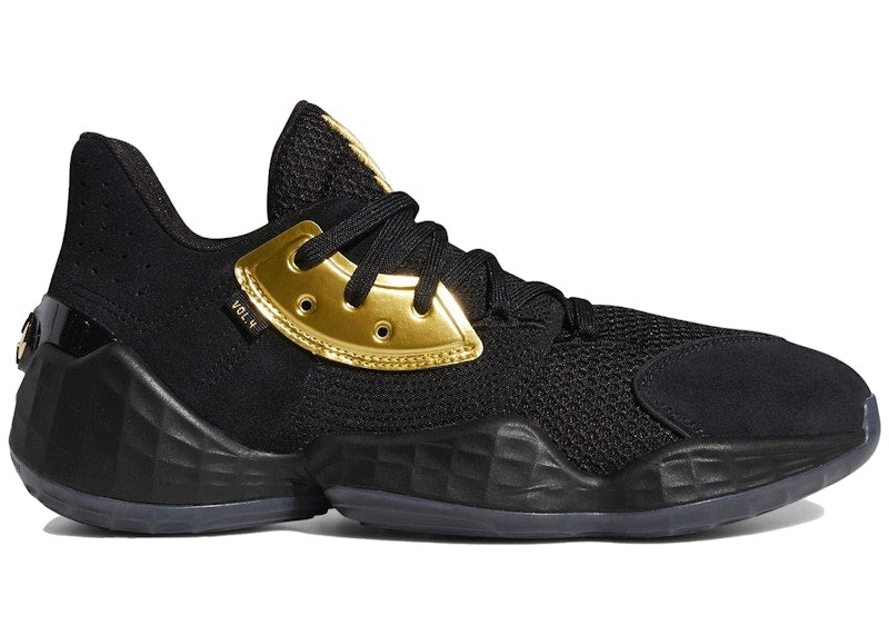 adidas Harden Vol. 4 Core Black Gold Metallic