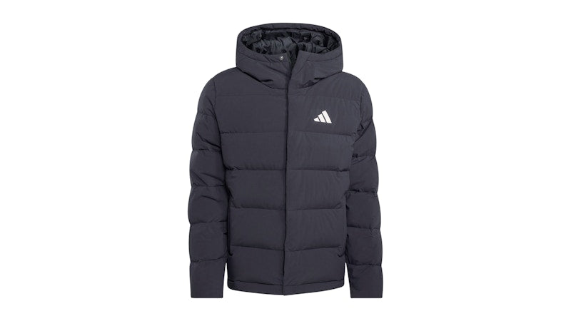 adidas Helionic Climawarm Hooded Down Jacket Black
