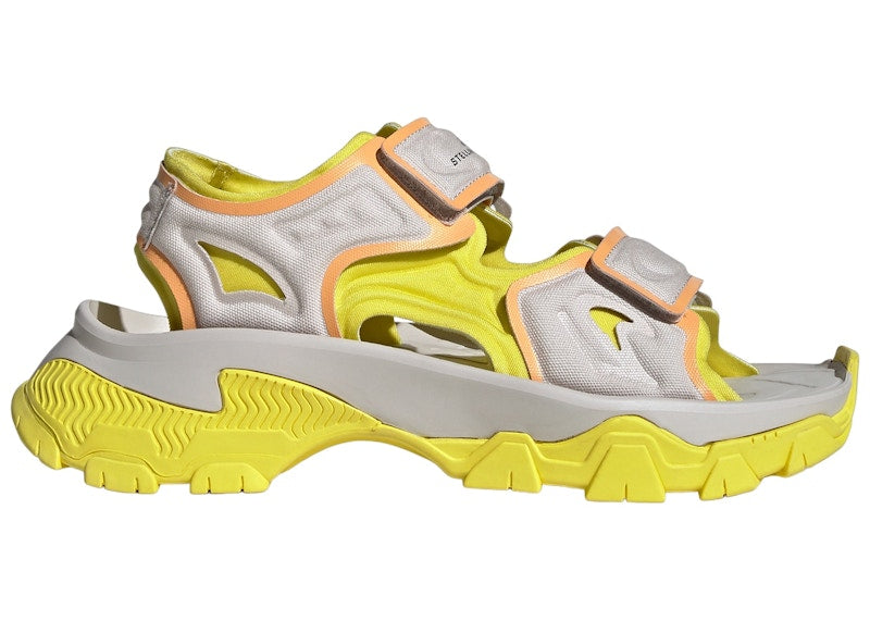 adidas Hika Outdoor Sandals By Stella Mccartney Chalk Pearl Bright Yellow Hazy Orange (Women's)