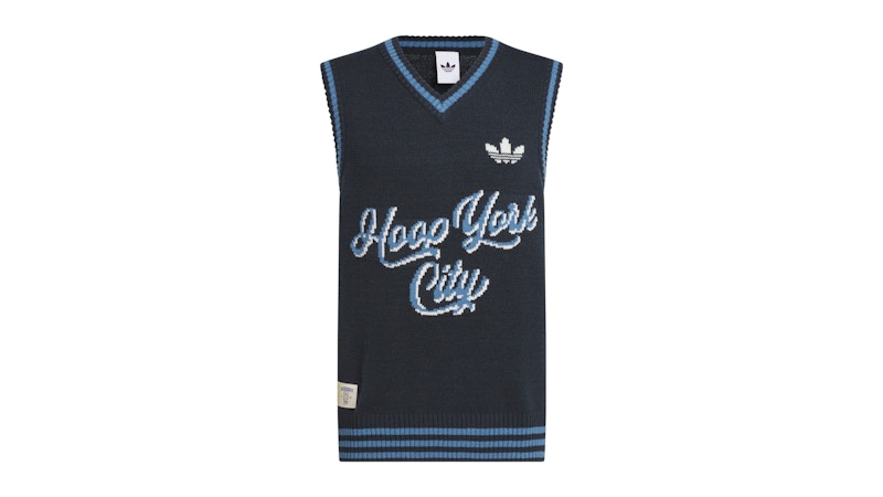 adidas Hoop York City Sweater Vest Jersey Aurora Ink