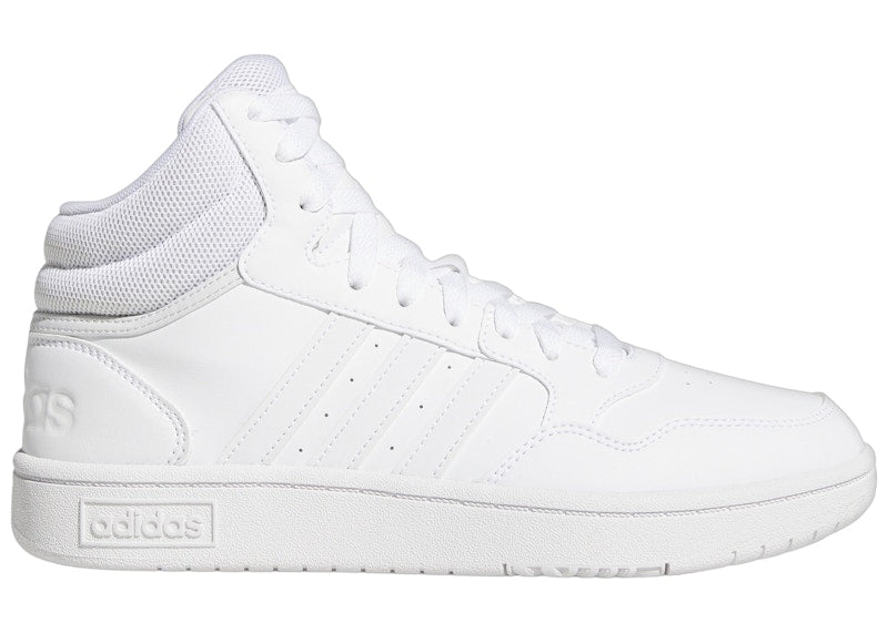adidas Hoops 3.0 Mid Classic Cloud White Dash Grey (Women's)