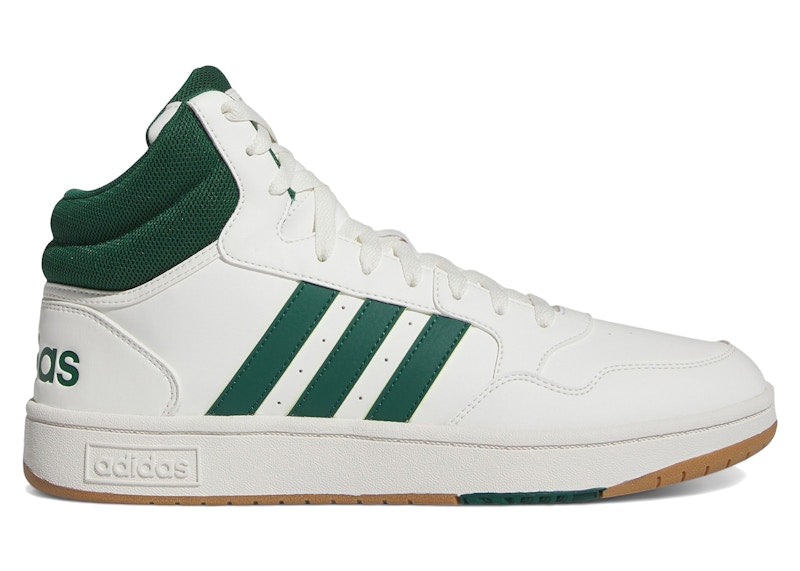 adidas Hoops 3.0 Mid Classic Vintage White Collegiate Green Gum