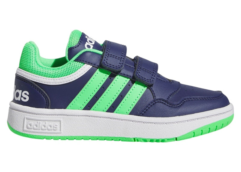 adidas Hoops Lifestyle Dark Blue Green White (PS)