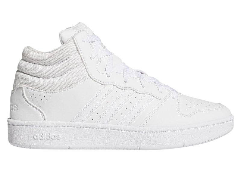 adidas Hoops Mid Classic White Grey Two