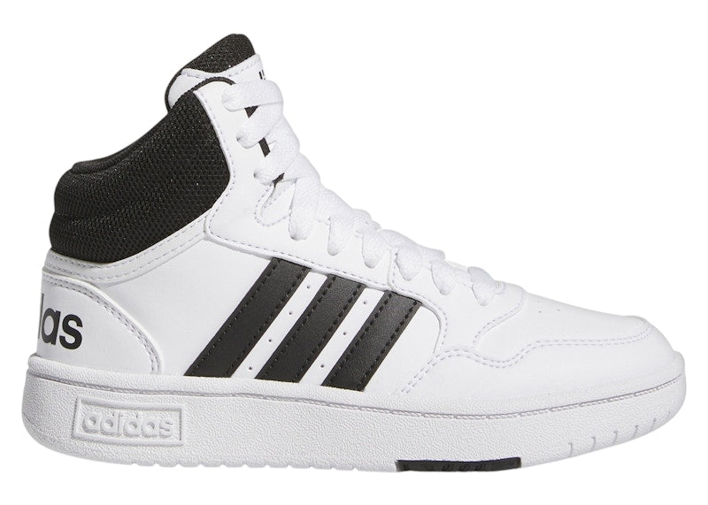 adidas Hoops Mid Cloud White Core Black (GS)