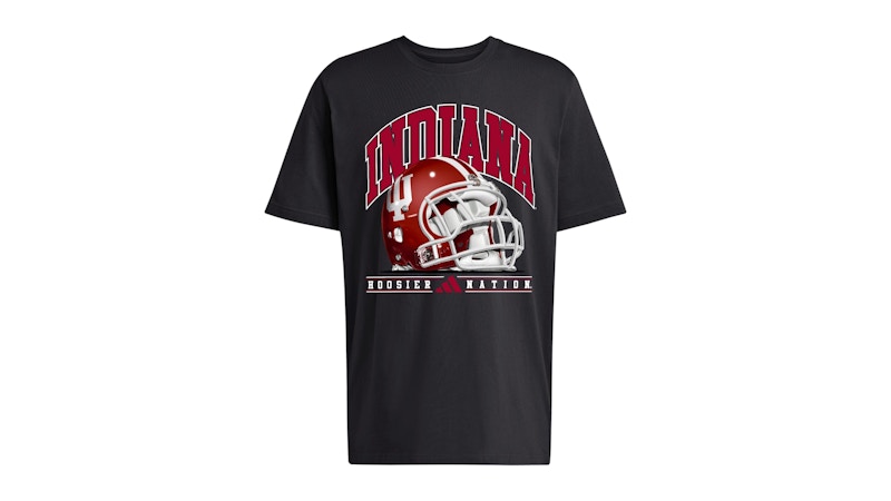 adidas Hoosiers Graphic T-Shirt Indiana Black Multi
