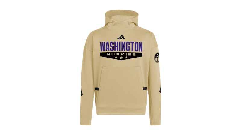 adidas Huskies Honor And Support Player Travel Zne Hoodie Washington Team Sand Black Ncaa-Wtn-7yz