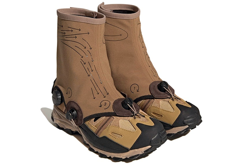 adidas Hyperturf Gaiter Golden Beige Chalky Brown