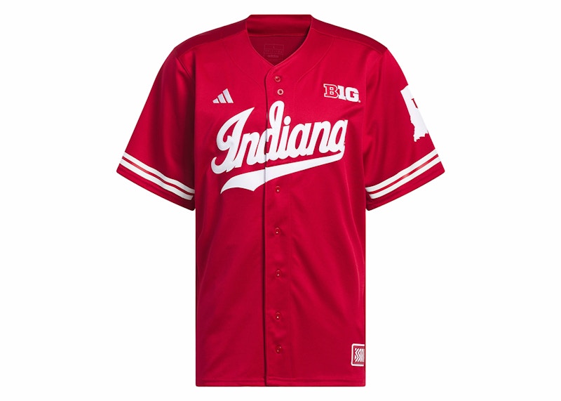 adidas Indiana Reverse Retro Replica Baseball Jersey Team Victory Red