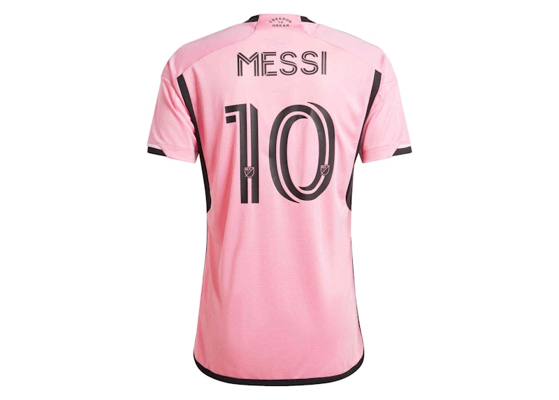 adidas Inter Miami CF 24/25 Messi Home Authentic Jersey Easy Pink