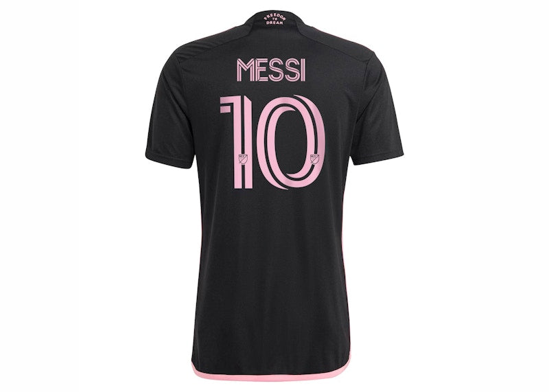 adidas Inter Miami CF Lionel Messi 22/23 Away Replica Player Jersey Black