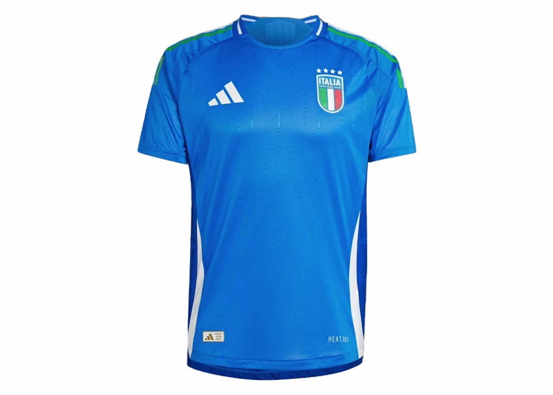 adidas Italy 2024 Home Authentic Jersey Blue