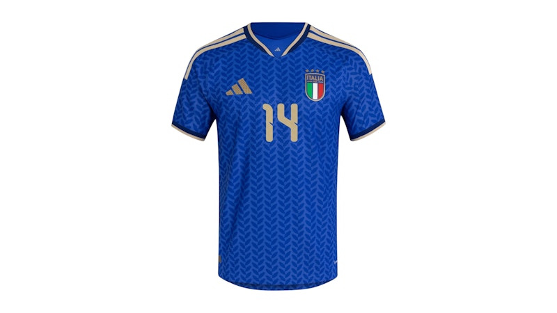 adidas Italy 2026 Home Chiesa Authentic Jersey Bold Blue
