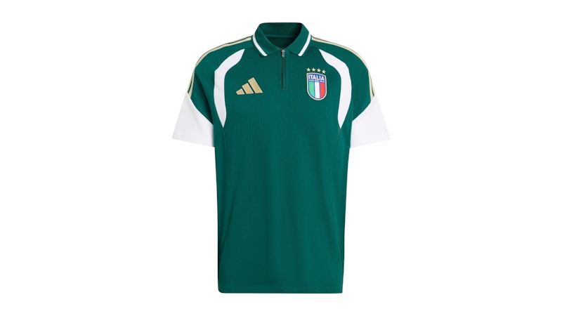 adidas Italy 2026 Tiro Polo Shirt Collegiate Green