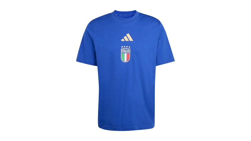 adidas Italy DNA Graphic T-Shirt Bold Blue
