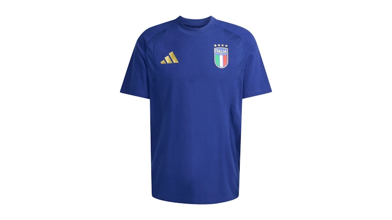 adidas Italy Tiro Travel Tee Victory Blue