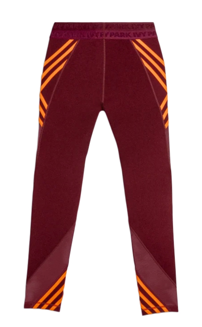 adidas Ivy Park 7/8 Tights Maroon/Solar Orange