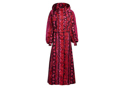 adidas Ivy Park Allover Print Long Convertible Jacket Red/Black