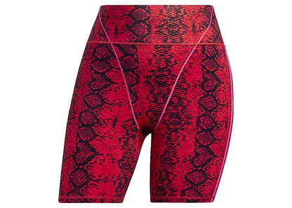 adidas Ivy Park Allover Print Short Tights (Plus Size) Red/Black