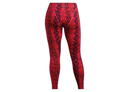 adidas Ivy Park Allover Print Tights (Plus Size) Red/Black