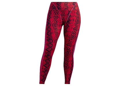 adidas Ivy Park Allover Print Tights (Plus Size) Red/Black