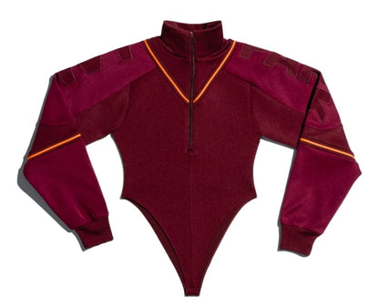 adidas Ivy Park Bodysuit Maroon/Amazon Red/Solar Orange