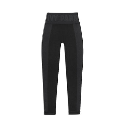 adidas Ivy Park Circular Knit 3-Stripes Tights Black