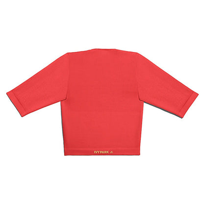 adidas Ivy Park Circular Knit Crop Top Real Coral