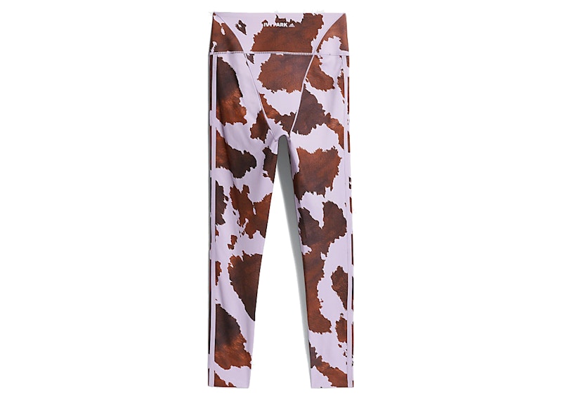 adidas Ivy Park Cow-Print Tights AOP Cow Hide/Purple Glow