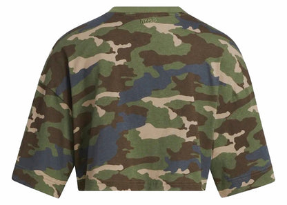 adidas Ivy Park Crop Tee Camo Print