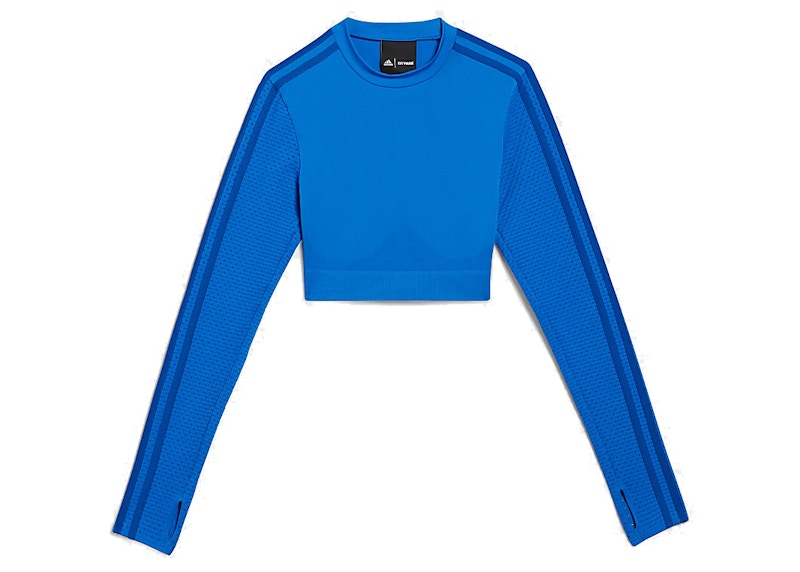 adidas Ivy Park Crop Top (Plus Size) Glory Blue