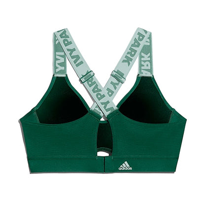adidas Ivy Park Cutout Medium Support Bra Dark Green