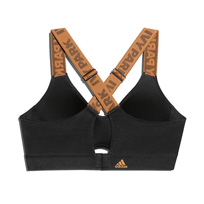 adidas Ivy Park Cutout Medium Support Bra (Plus Size) Black