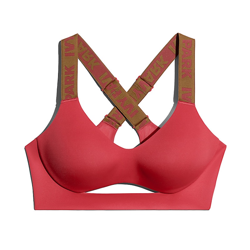 adidas Ivy Park Cutout Medium Support Bra Real Coral
