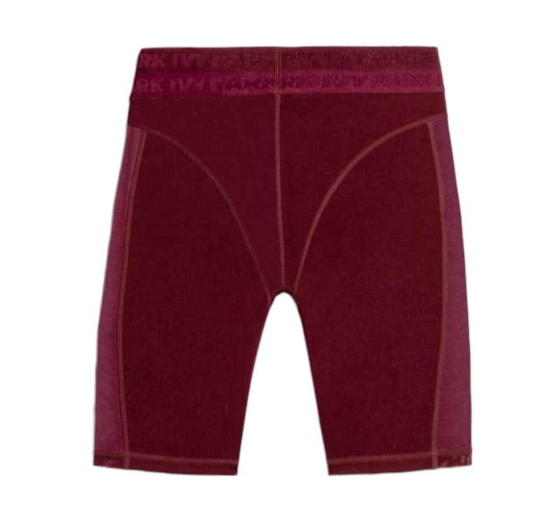 adidas Ivy Park Cycling Shorts Maroon/Amazon Red