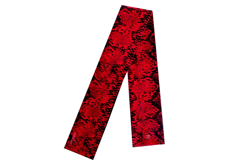 adidas Ivy Park Faux Fur Scarf Cherry Wood/Red