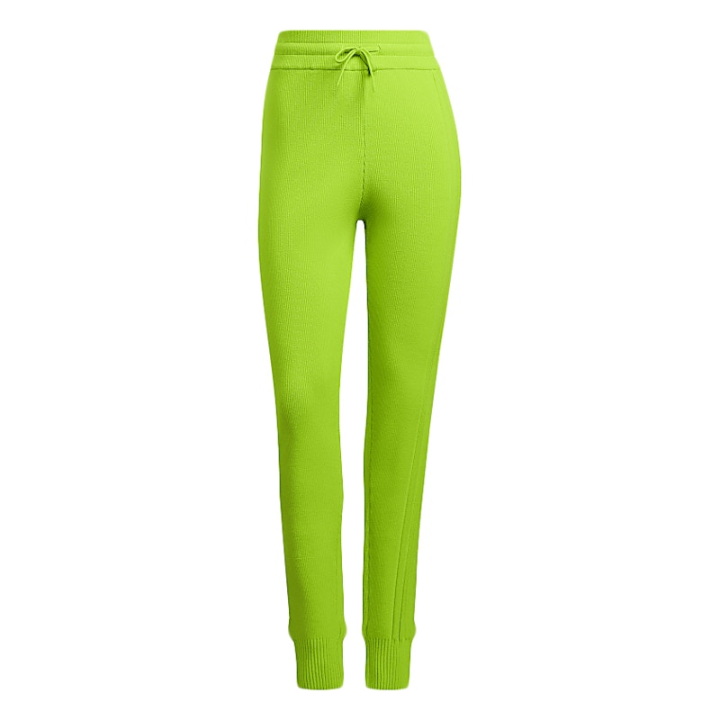 adidas Ivy Park Halls of Ivy 3-Stripes Knit Rib Jogger Pants Semi Solar Slime
