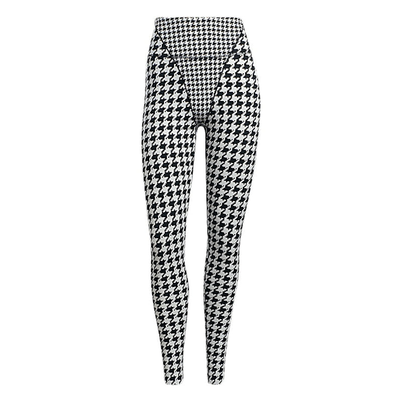 adidas Ivy Park Halls of Ivy 3-Stripes Seam Tights Clear Grey/Black