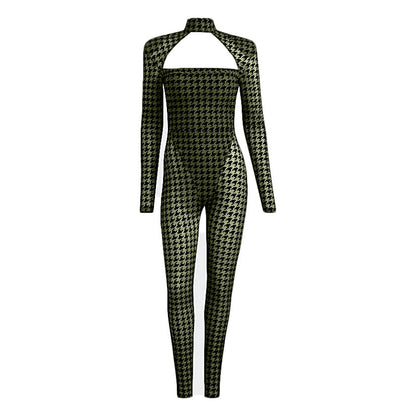 adidas Ivy Park Halls of Ivy Allover Print Catsuit Wild Pine/Black