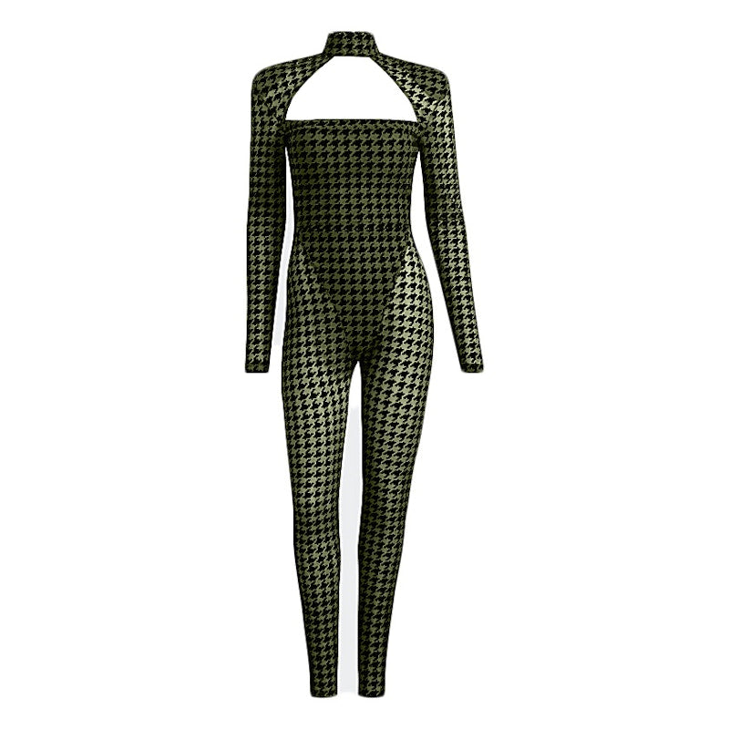 adidas Ivy Park Halls of Ivy Allover Print Catsuit Wild Pine/Black